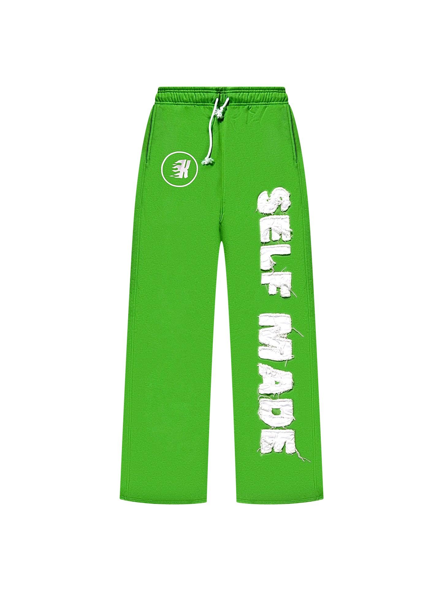 SELF MADE FLARED PANTS - GREEN