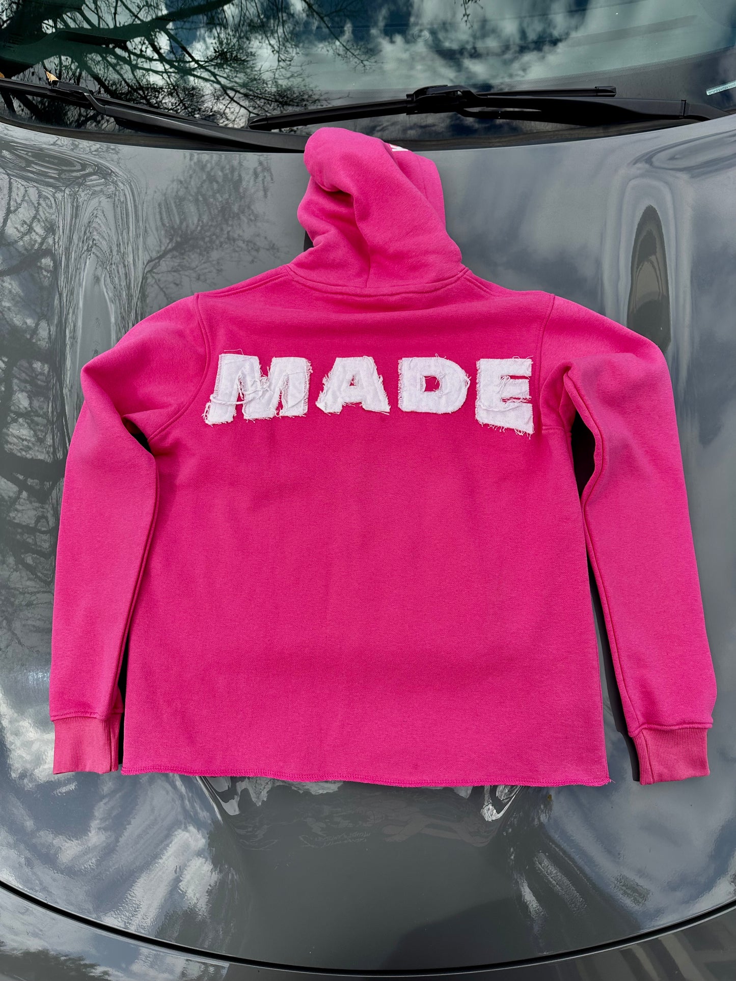 SELF MADE HOODIE - PINK